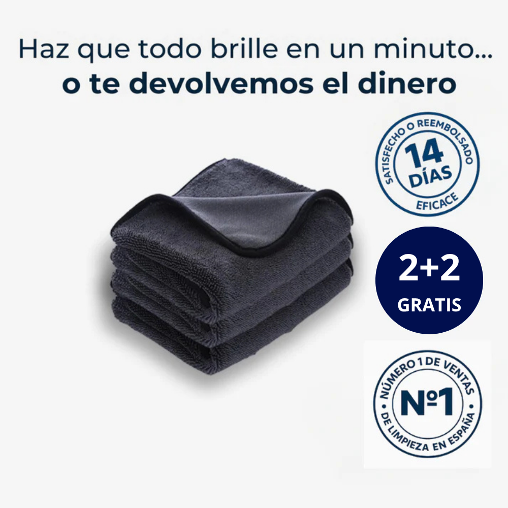 Paños de Microfibra XXL - Total Clean (2+2 GRATIS)