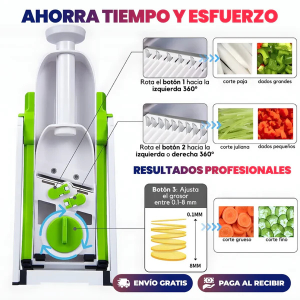 CORTADOR DE ALIMENTOS 4 EN 1 - LEGUSET™