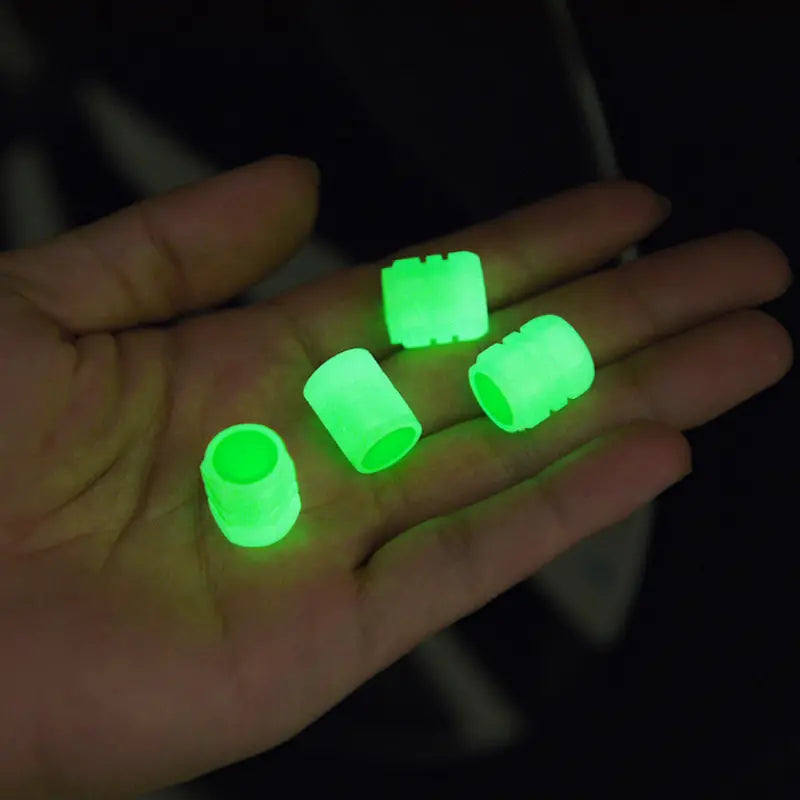 VÁLVULA DE NEUMÁTICO VERDE CON EFECTO FLUORESCENTE - VALVE PRO™