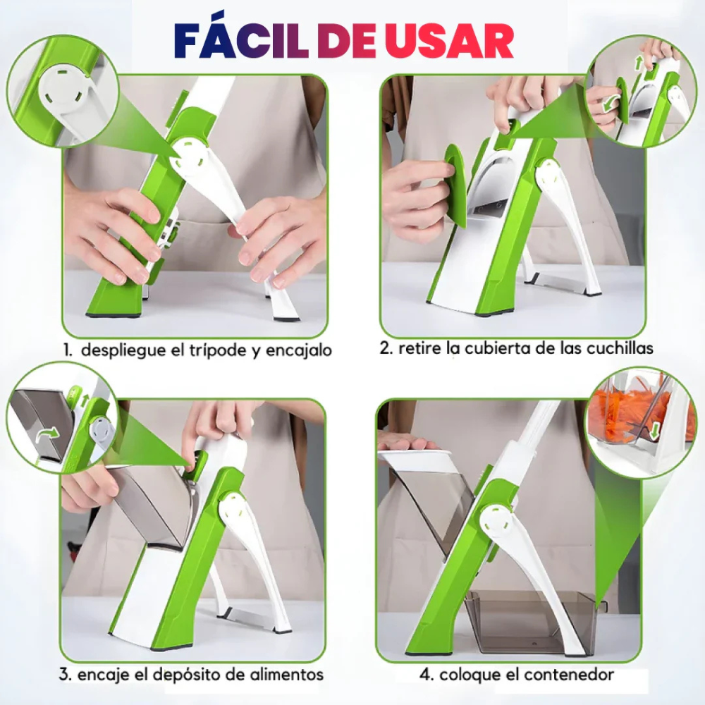 CORTADOR DE ALIMENTOS 4 EN 1 - LEGUSET™