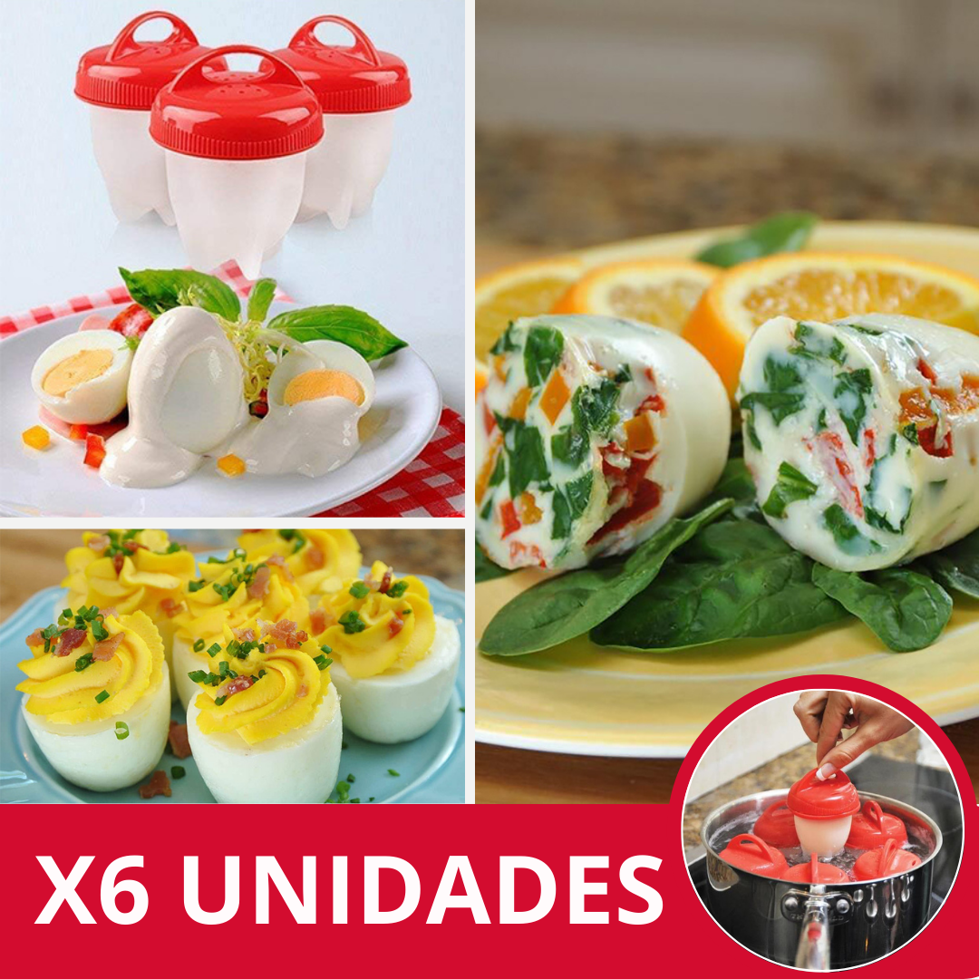 HERVIDOR DE HUEVOS CON DISEÑO DE SILICONA - EGGY