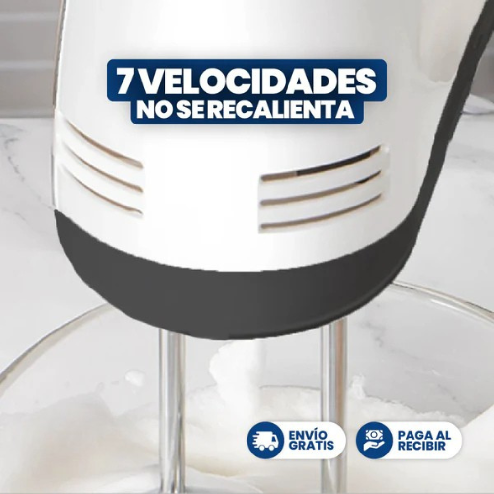 BATIDORA ELÉCTRICA DE MANO MULTIFUNCIONAL DE 7 VELOCIDADES - MIXER™