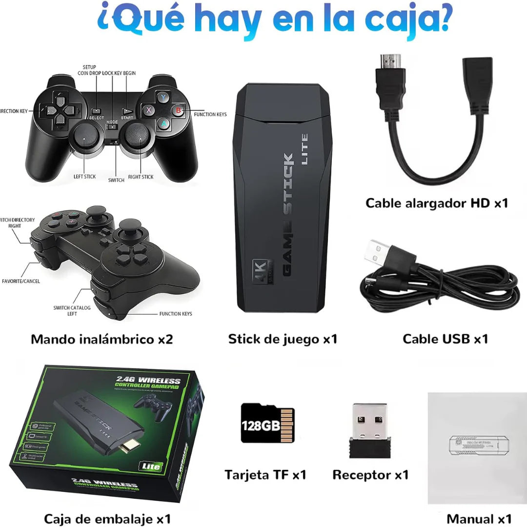 Consola Retro Gaming con +20.000 Juegos Clásicos - RETROVIBE™