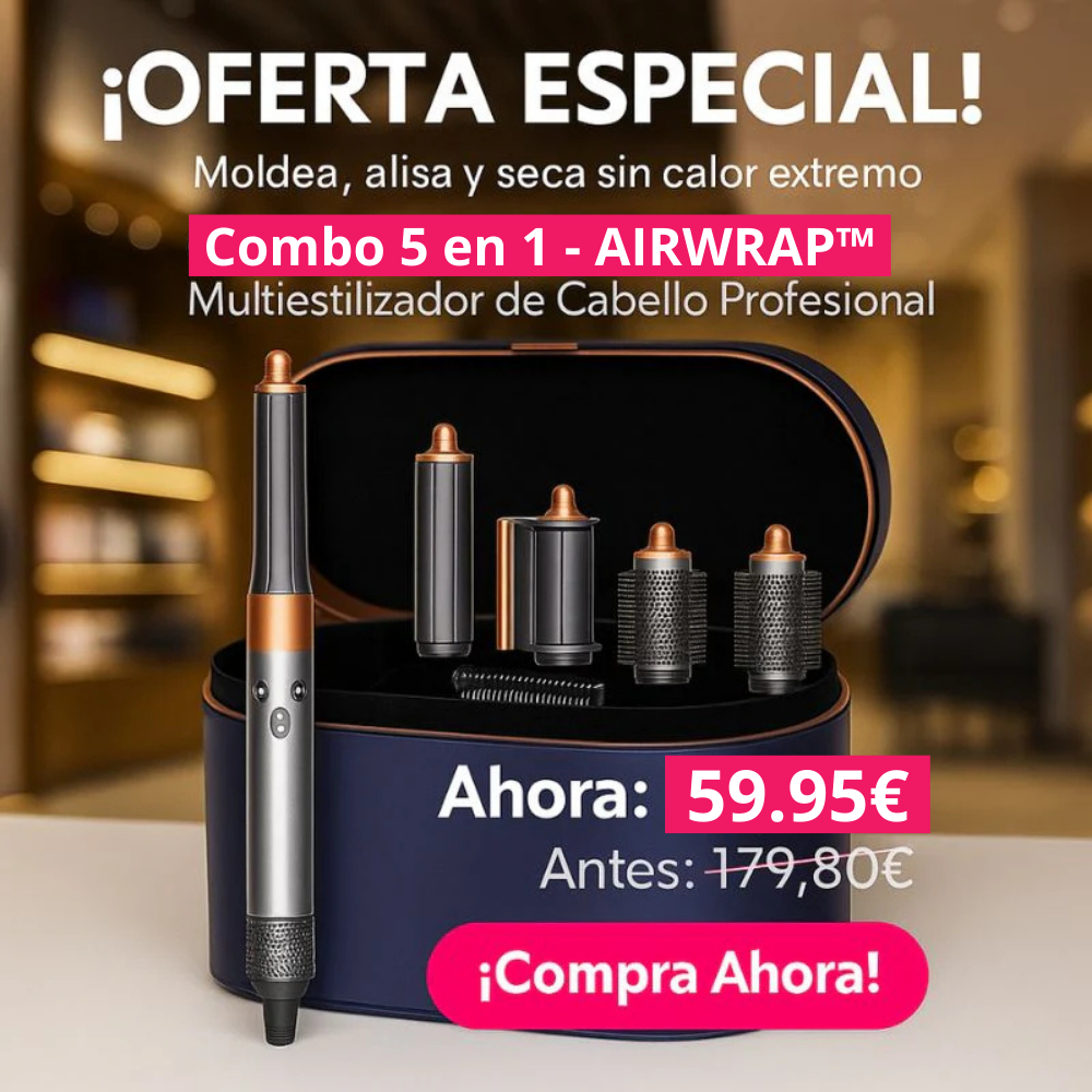 COMBO 5 EN 1 AIRWRAP™ – MULTIESTILIZADOR DE CABELLO PROFESIONAL