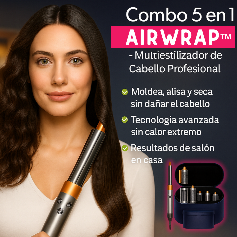 COMBO 5 EN 1 AIRWRAP™ – MULTIESTILIZADOR DE CABELLO PROFESIONAL