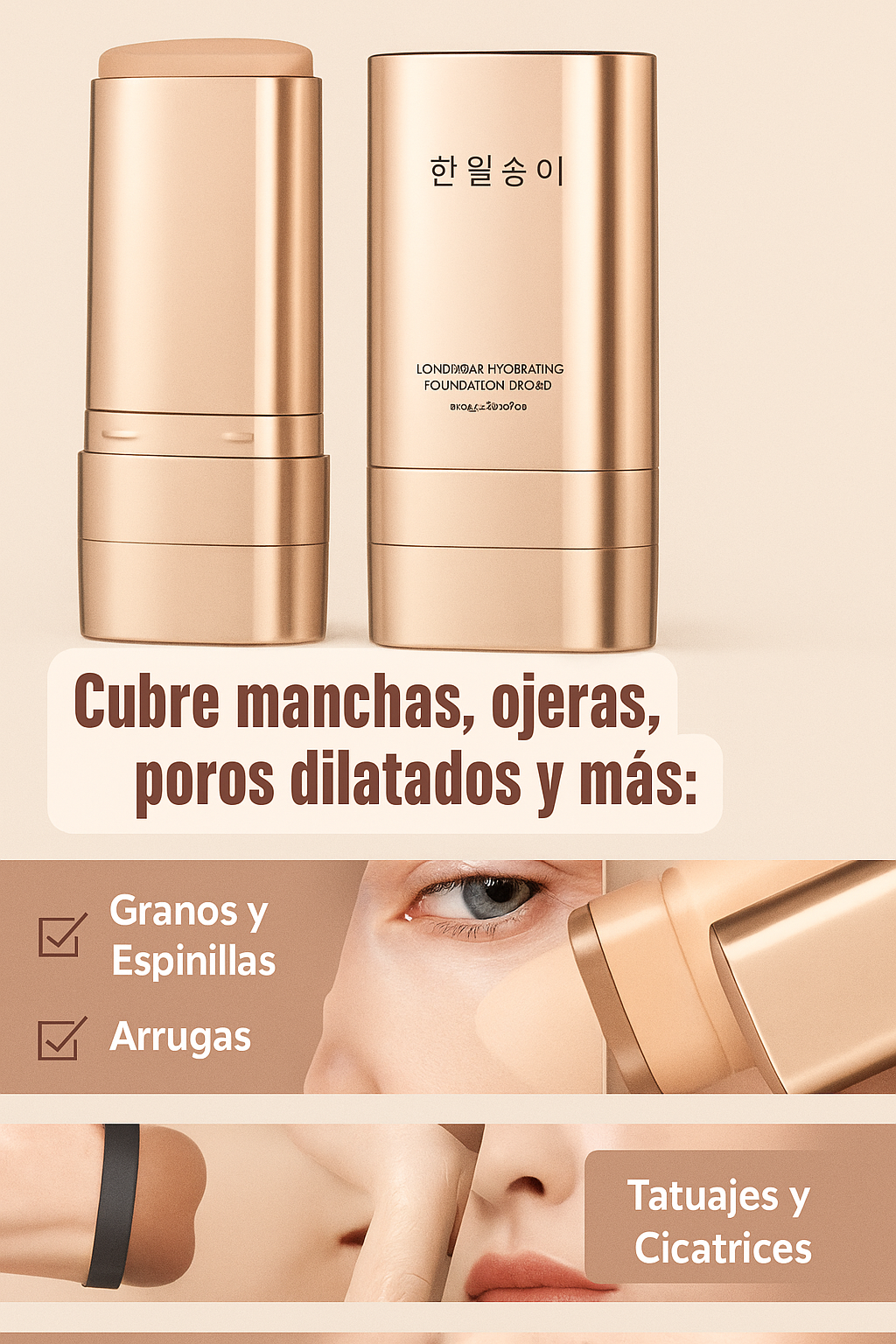 Base Coreana 2 en 1 - K-SKIN PRO