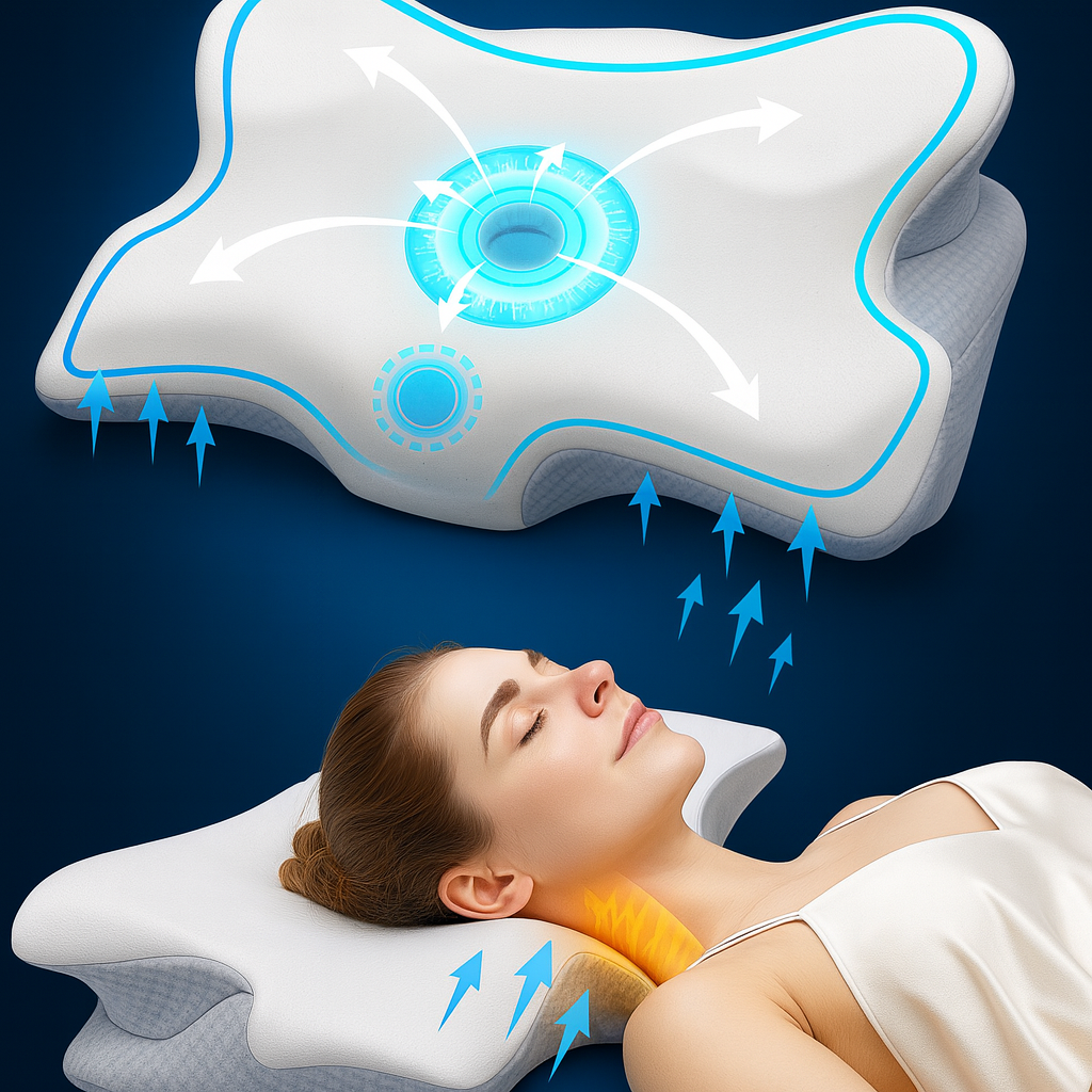 ALMOHADA VISCOELÁSTICA DE ALIVIO ANATÓMICO 44 x 30 x 10 - SLEEPCLOUD™