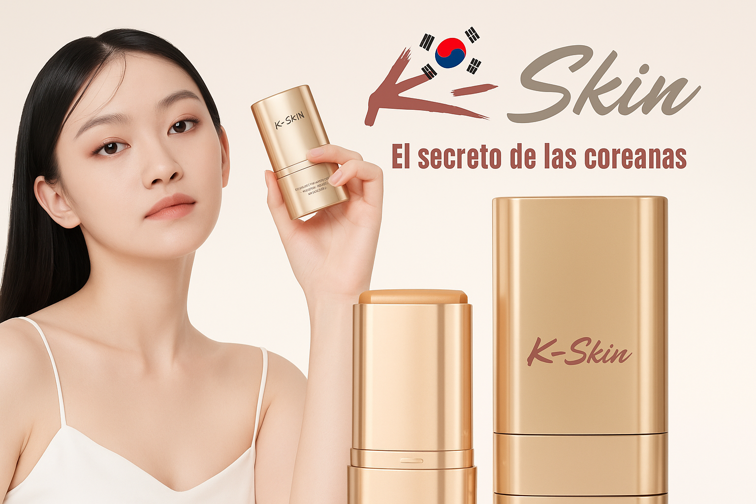 Base Coreana 2 en 1 - K-SKIN PRO