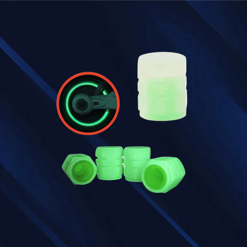 VÁLVULA DE NEUMÁTICO VERDE CON EFECTO FLUORESCENTE - VALVE PRO™