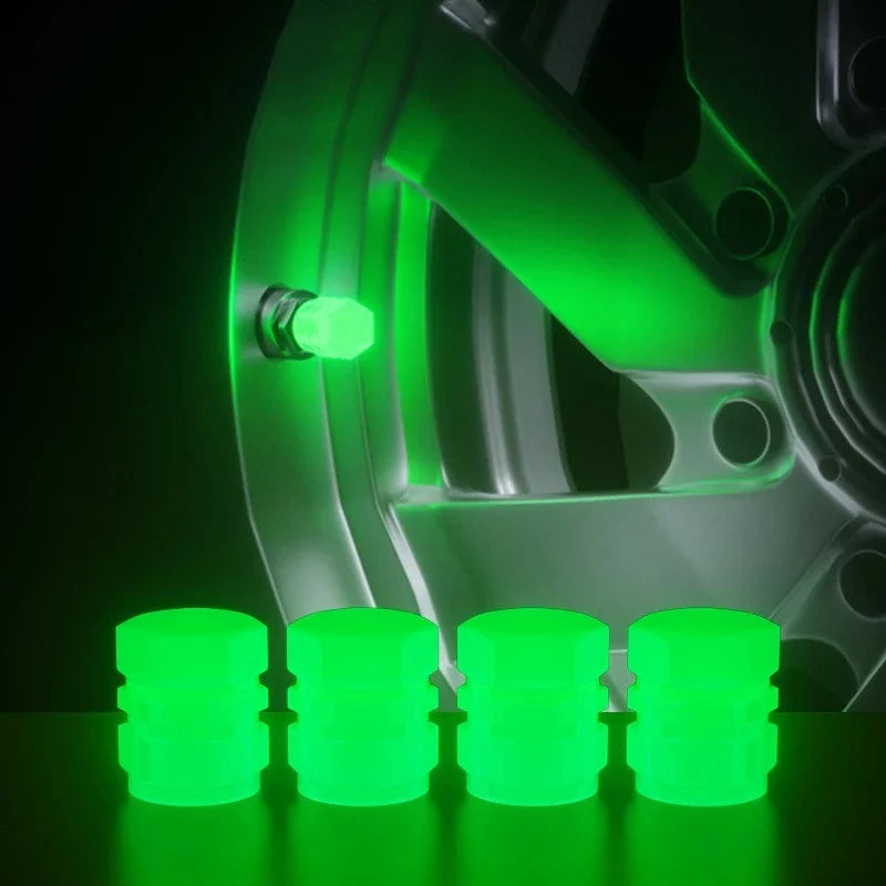 VÁLVULA DE NEUMÁTICO VERDE CON EFECTO FLUORESCENTE - VALVE PRO™