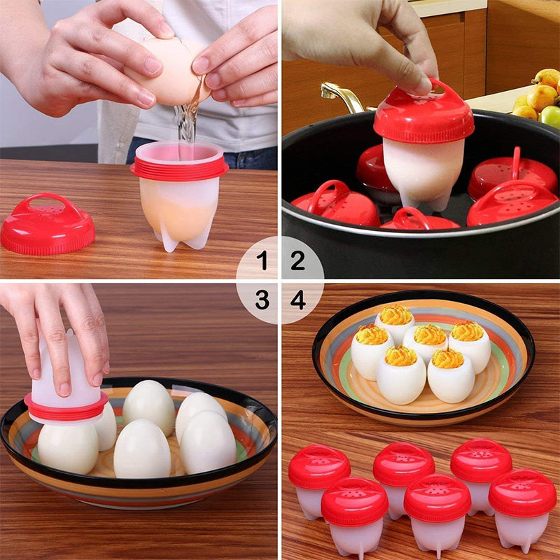 HERVIDOR DE HUEVOS CON DISEÑO DE SILICONA - EGGY