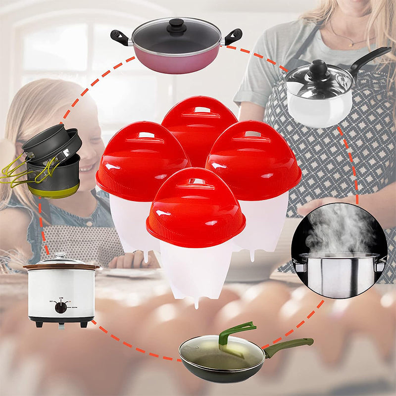 HERVIDOR DE HUEVOS CON DISEÑO DE SILICONA - EGGY