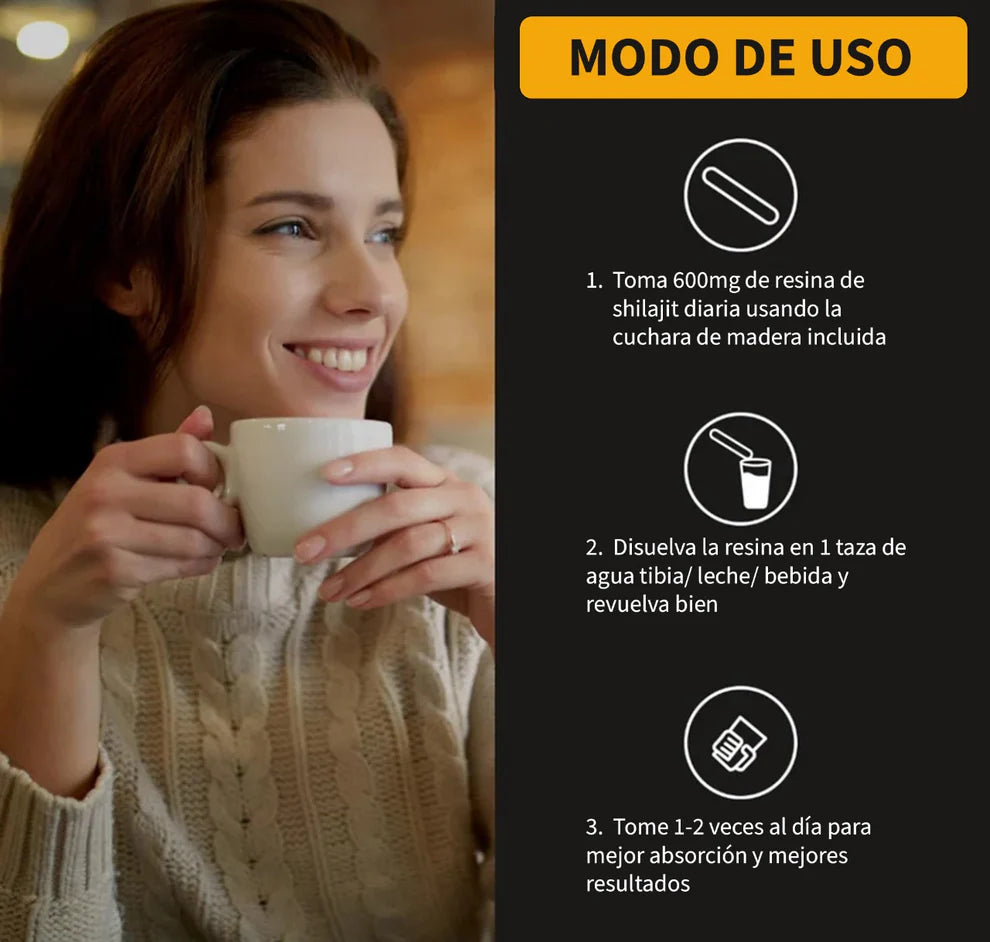 Fuente de Energía Vital - Shilajit 100% Puro