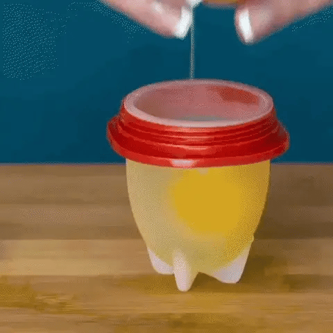 HERVIDOR DE HUEVOS CON DISEÑO DE SILICONA - EGGY